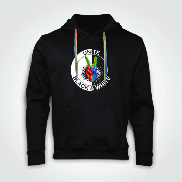 Unite B&W Unisex Hoodies with Drawstring (SA Colours)